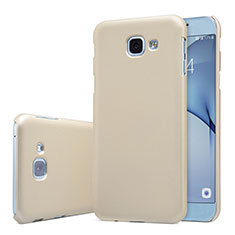 Hard Rigid Plastic Matte Finish Case Back Cover M01 for Samsung Galaxy A8 (2016) A8100 A810F Gold