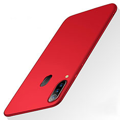 Hard Rigid Plastic Matte Finish Case Back Cover M01 for Samsung Galaxy M40 Red