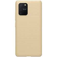 Hard Rigid Plastic Matte Finish Case Back Cover M01 for Samsung Galaxy S10 Lite Gold