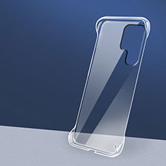 Hard Rigid Plastic Matte Finish Case Back Cover M01 for Samsung Galaxy S22 Ultra 5G Clear