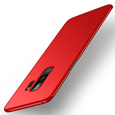 Hard Rigid Plastic Matte Finish Case Back Cover M01 for Samsung Galaxy S9 Plus Red