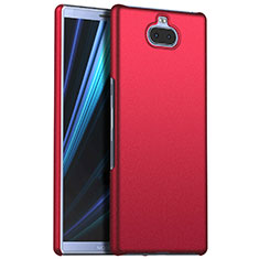 Hard Rigid Plastic Matte Finish Case Back Cover M01 for Sony Xperia 10 Plus Red
