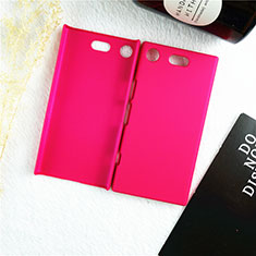 Hard Rigid Plastic Matte Finish Case Back Cover M01 for Sony Xperia XZ1 Compact Hot Pink