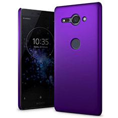 Hard Rigid Plastic Matte Finish Case Back Cover M01 for Sony Xperia XZ2 Compact Purple