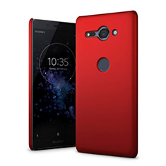 Hard Rigid Plastic Matte Finish Case Back Cover M01 for Sony Xperia XZ2 Compact Red