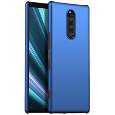 Hard Rigid Plastic Matte Finish Case Back Cover M01 for Sony Xperia XZ4 Blue