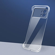 Hard Rigid Plastic Matte Finish Case Back Cover M01 for Vivo iQOO 9 5G Clear