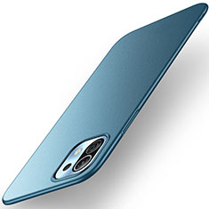 Hard Rigid Plastic Matte Finish Case Back Cover M01 for Xiaomi Mi 11 5G Blue