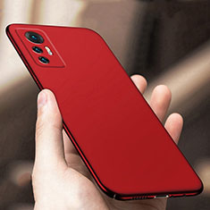 Hard Rigid Plastic Matte Finish Case Back Cover M01 for Xiaomi Mi 12X 5G Red