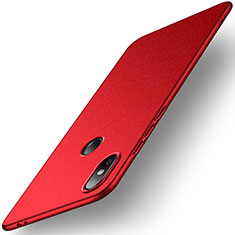 Hard Rigid Plastic Matte Finish Case Back Cover M01 for Xiaomi Mi 8 SE Red