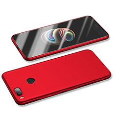 Hard Rigid Plastic Matte Finish Case Back Cover M01 for Xiaomi Mi A1 Red