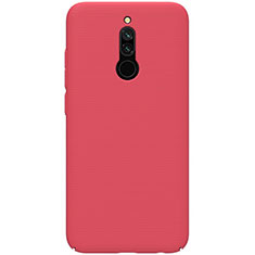Hard Rigid Plastic Matte Finish Case Back Cover M01 for Xiaomi Redmi 8 Red