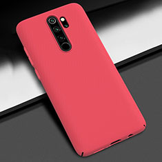 Hard Rigid Plastic Matte Finish Case Back Cover M01 for Xiaomi Redmi Note 8 Pro Red