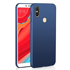 Hard Rigid Plastic Matte Finish Case Back Cover M01 for Xiaomi Redmi S2 Blue