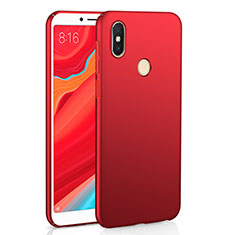 Hard Rigid Plastic Matte Finish Case Back Cover M01 for Xiaomi Redmi S2 Red
