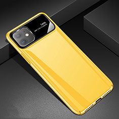 Hard Rigid Plastic Matte Finish Case Back Cover M02 for Apple iPhone 11 Yellow