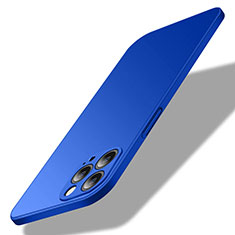 Hard Rigid Plastic Matte Finish Case Back Cover M02 for Apple iPhone 13 Pro Max Blue
