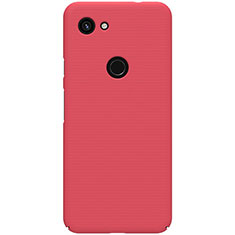 Hard Rigid Plastic Matte Finish Case Back Cover M02 for Google Pixel 3a Red