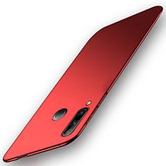 Hard Rigid Plastic Matte Finish Case Back Cover M02 for Huawei Enjoy 10 Plus Red