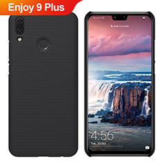 Hard Rigid Plastic Matte Finish Case Back Cover M02 for Huawei Enjoy 9 Plus Black