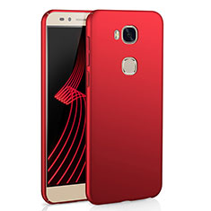 Hard Rigid Plastic Matte Finish Case Back Cover M02 for Huawei GR5 Red