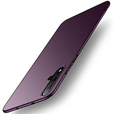 Hard Rigid Plastic Matte Finish Case Back Cover M02 for Huawei Honor 20S Purple