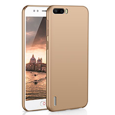 Hard Rigid Plastic Matte Finish Case Back Cover M02 for Huawei Honor 6 Plus Gold