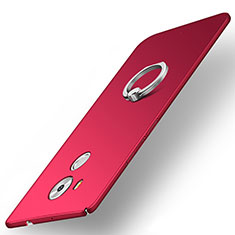Hard Rigid Plastic Matte Finish Case Back Cover M02 for Huawei Mate 8 Red