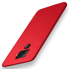 Hard Rigid Plastic Matte Finish Case Back Cover M02 for Huawei Nova 5i Pro Red