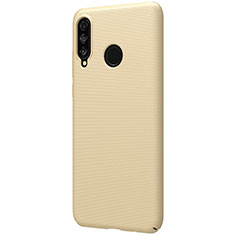 Hard Rigid Plastic Matte Finish Case Back Cover M02 for Huawei P30 Lite Gold