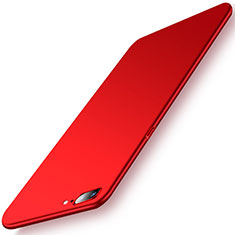 Hard Rigid Plastic Matte Finish Case Back Cover M02 for OnePlus 5 Red