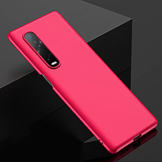 Hard Rigid Plastic Matte Finish Case Back Cover M02 for Oppo Find X2 Pro Hot Pink