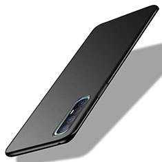 Hard Rigid Plastic Matte Finish Case Back Cover M02 for Oppo Reno3 Pro Black