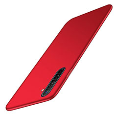 Hard Rigid Plastic Matte Finish Case Back Cover M02 for Realme XT Red