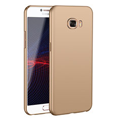 Hard Rigid Plastic Matte Finish Case Back Cover M02 for Samsung Galaxy C5 SM-C5000 Gold