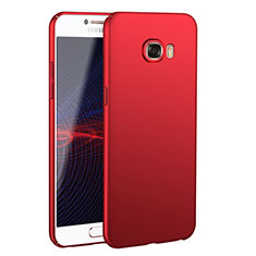 Hard Rigid Plastic Matte Finish Case Back Cover M02 for Samsung Galaxy C7 SM-C7000 Red