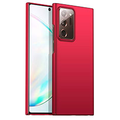 Hard Rigid Plastic Matte Finish Case Back Cover M02 for Samsung Galaxy Note 20 Ultra 5G Red