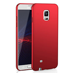 Hard Rigid Plastic Matte Finish Case Back Cover M02 for Samsung Galaxy Note 4 Duos N9100 Dual SIM Red