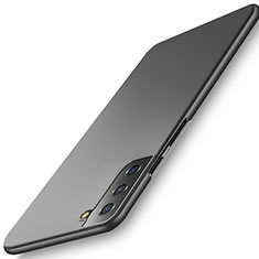Hard Rigid Plastic Matte Finish Case Back Cover M02 for Samsung Galaxy S21 5G Black