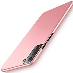 Hard Rigid Plastic Matte Finish Case Back Cover M02 for Samsung Galaxy S21 5G Rose Gold