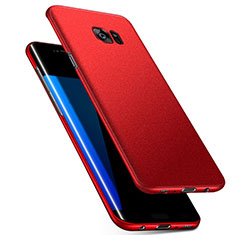 Hard Rigid Plastic Matte Finish Case Back Cover M02 for Samsung Galaxy S7 Edge G935F Red