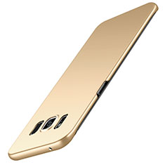 Hard Rigid Plastic Matte Finish Case Back Cover M02 for Samsung Galaxy S8 Gold