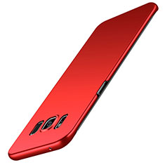 Hard Rigid Plastic Matte Finish Case Back Cover M02 for Samsung Galaxy S8 Plus Red