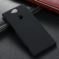 Hard Rigid Plastic Matte Finish Case Back Cover M02 for Sony Xperia XA2 Black