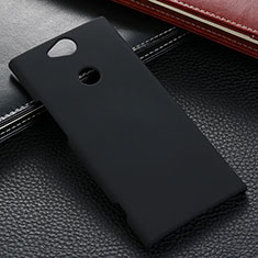 Hard Rigid Plastic Matte Finish Case Back Cover M02 for Sony Xperia XA2 Plus Black