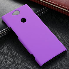 Hard Rigid Plastic Matte Finish Case Back Cover M02 for Sony Xperia XA2 Purple