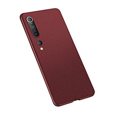 Hard Rigid Plastic Matte Finish Case Back Cover M02 for Xiaomi Mi 10 Red Wine