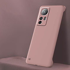 Hard Rigid Plastic Matte Finish Case Back Cover M02 for Xiaomi Mi 12 5G Pink