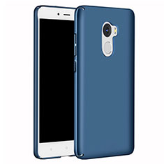 Hard Rigid Plastic Matte Finish Case Back Cover M02 for Xiaomi Redmi 4 Standard Edition Blue