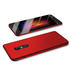 Hard Rigid Plastic Matte Finish Case Back Cover M02 for Xiaomi Redmi Note 4X Red